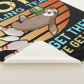 ボーリングボウリングをする人、 クリケットの投手ストライクボウル毛布 シェルパブランケット (3/4)