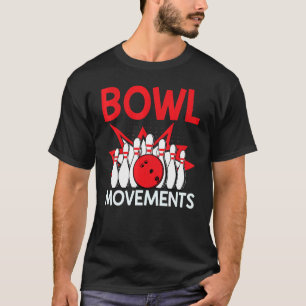 ボーリングボウリングをする人、 クリケットの投手ボウルの動きボーリング Tシャツ