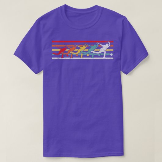 ボーリングボウリングをする人、 クリケットの投手3 Tシャツ (デザイン正面)