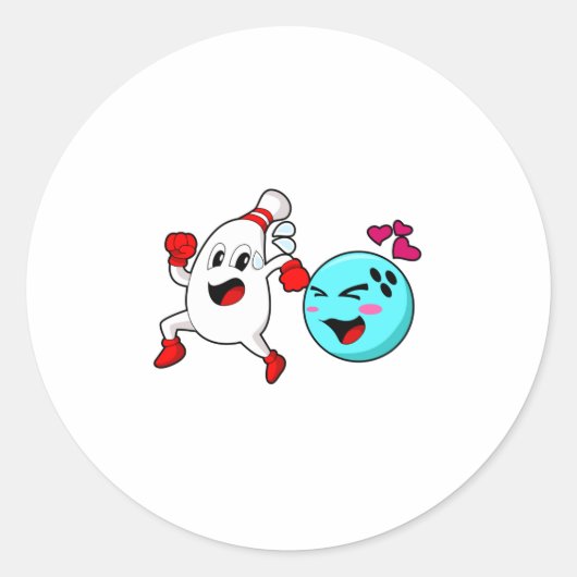 ボーリングボウリングボール ラウンドシール (正面)