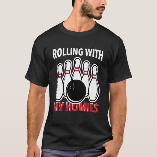 ボーリングボーリングトラックことわざ9 Tシャツ (正面)