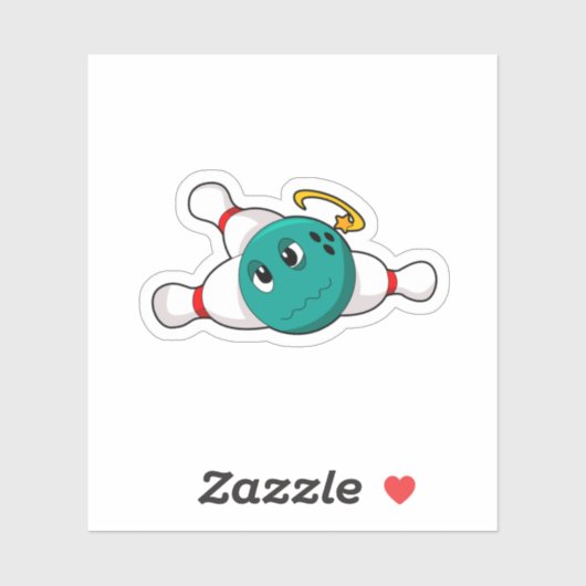 ボーリングボーリングボールボーリングピン シール (シート)