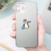 ボーリングボールとボーリングのペンギン シール (スマートフォン)