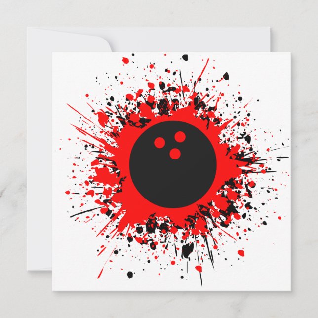 ボーリングボールのスプラッツ (正面)