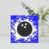 ボーリングボールのスプラッツ 招待状 (スタンド正面)