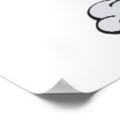 ボーリングボールを持つアトラス ポスター (角)