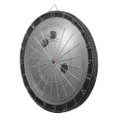 ボーリングボールグレー ダーツボード (正面右)