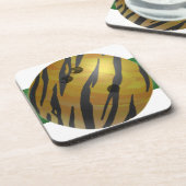 ボーリングボールタイガーイエロー コースター (左側)