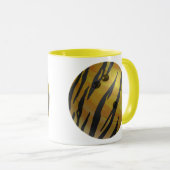 ボーリングボールタイガーイエロー マグカップ (正面右)