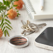 ボーリングボールタイガーオレンジ キーホルダー (側面)