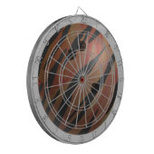 ボーリングボールタイガーオレンジ ダーツボード (正面左)