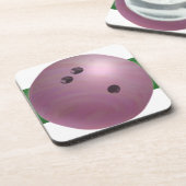 ボーリングボールピンク コースター (左側)