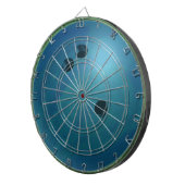 ボーリングボールブルー ダーツボード (正面右)