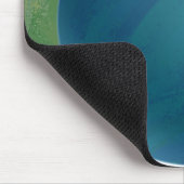 ボーリングボールブルー マウスパッド (コーナー)