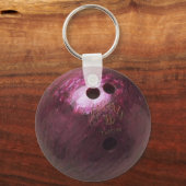 ボーリングボール写真 キーホルダー (正面)