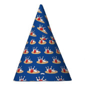 ボーリングボール打撃スキットルパターン パーティーハット (右)