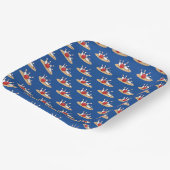 ボーリングボール打撃スキットルパターン ペーパープレート (傾斜あり)