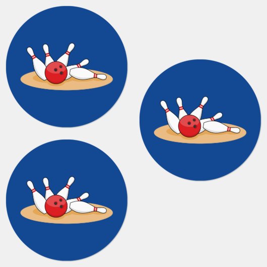 ボーリングボール打撃スキットル ラベル (グループ)