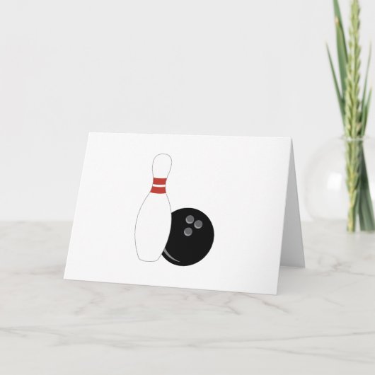 ボーリングボール&ピン カード (正面)