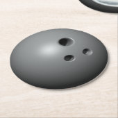 ボーリングボール ラウンドペーパーコースター (アングル)