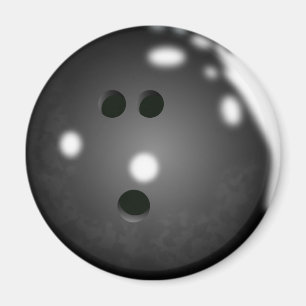 ボーリングボール(黒) マグネット