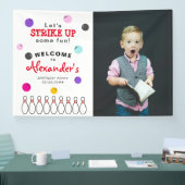 ボーリングモダン誕生日パーティー歓迎の看板バナー 横断幕 (トレードショー)