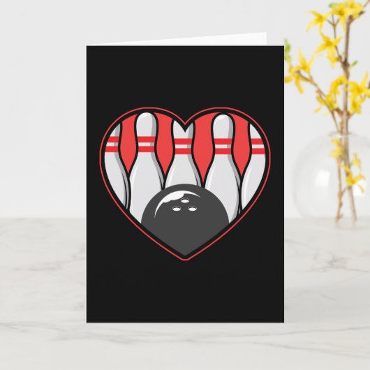 ボーリングラブワードテーマボウリングをする人、 クリケットの投手 カード (黄色い花)