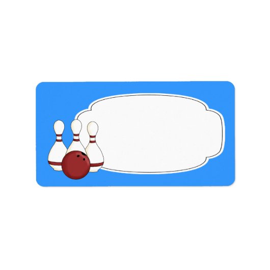 ボーリングラベル ラベル (正面)