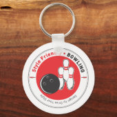 ボーリングラベロ キーホルダー (正面)