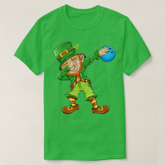 ボーリングレプレシャンハピーSt patricksT Tシャツ (デザイン正面)
