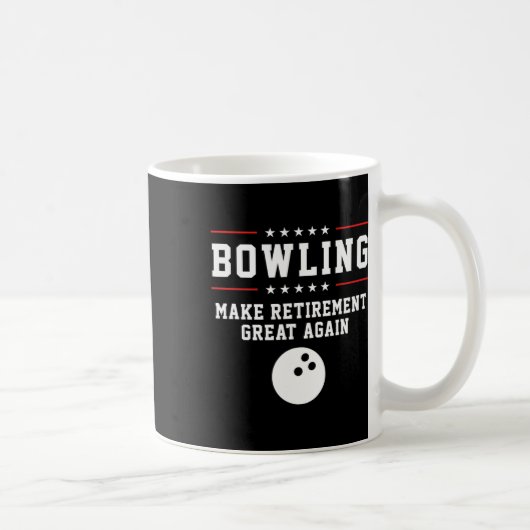ボーリング再び素晴らし退職 – Gift For Gra コーヒーマグカップ (右)