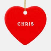 ボーリング収集可能 セラミックオーナメント (裏面)