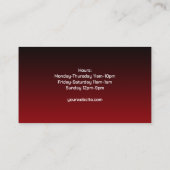 ボーリング名刺 名刺 (裏面)