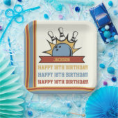 ボーリング名年齢気持ち誕生日 ペーパープレート (パーティー)