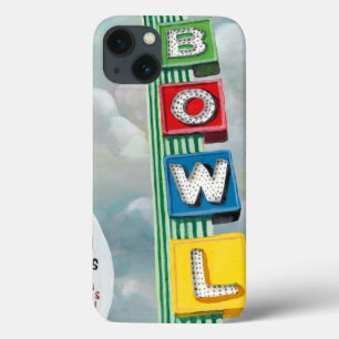 ボーリング場のアートワーク iPhone 13ケース