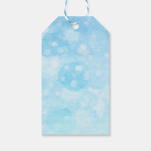 ボーリング子供の誕生日パーティーありがとうギフトラベル ギフトタグ (裏面)