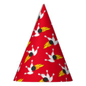 ボーリング子供の誕生日パーティーかわいいスポーツ パーティーハット (左)