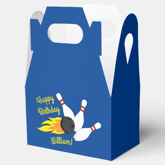ボーリング子供の誕生日パーティーかわいいスポーツ フェイバーボックス (オープン)