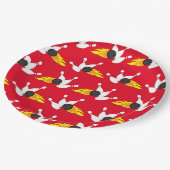 ボーリング子供の誕生日パーティーかわいいスポーツ ペーパープレート (アングル)