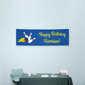 ボーリング子供の誕生日パーティーかわいいスポーツ 横断幕 (トレードショー)