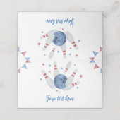 ボーリング子供の誕生日パーティーフードテント座席表 プレイスカード (外部開封)