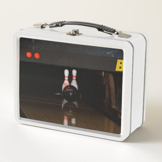 ボーリング弁当箱 メタルランチボックス (正面)