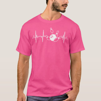 ボーリング心拍男性へ Tシャツ