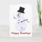 ボーリング愛好家のクリスマスカード シーズンカード (正面)