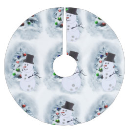 ボーリング愛好家のクリスマス ブラッシュドポリエステルツリースカート