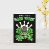 ボーリング感動的引用文St patricks day カード (黄色い花)
