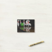 ボーリング投稿のメモ ポストイット (デスク上)