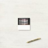 ボーリング投稿のメモ ポストイット (デスク上)