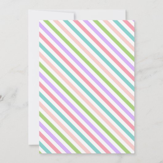 ボーリング招待状ボーリング誕生日招待状 招待状 (裏面)