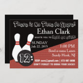 ボーリング招待状! 招待状 (正面/裏面)